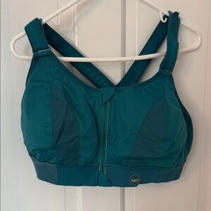 SheFit Teal Women's Sports Bra 4luxe